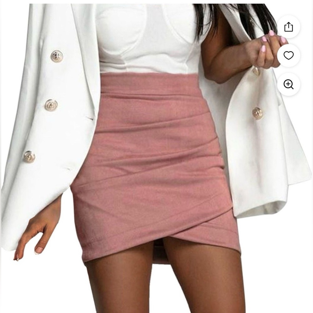 Chic Mauve Pencil Skirt for Women